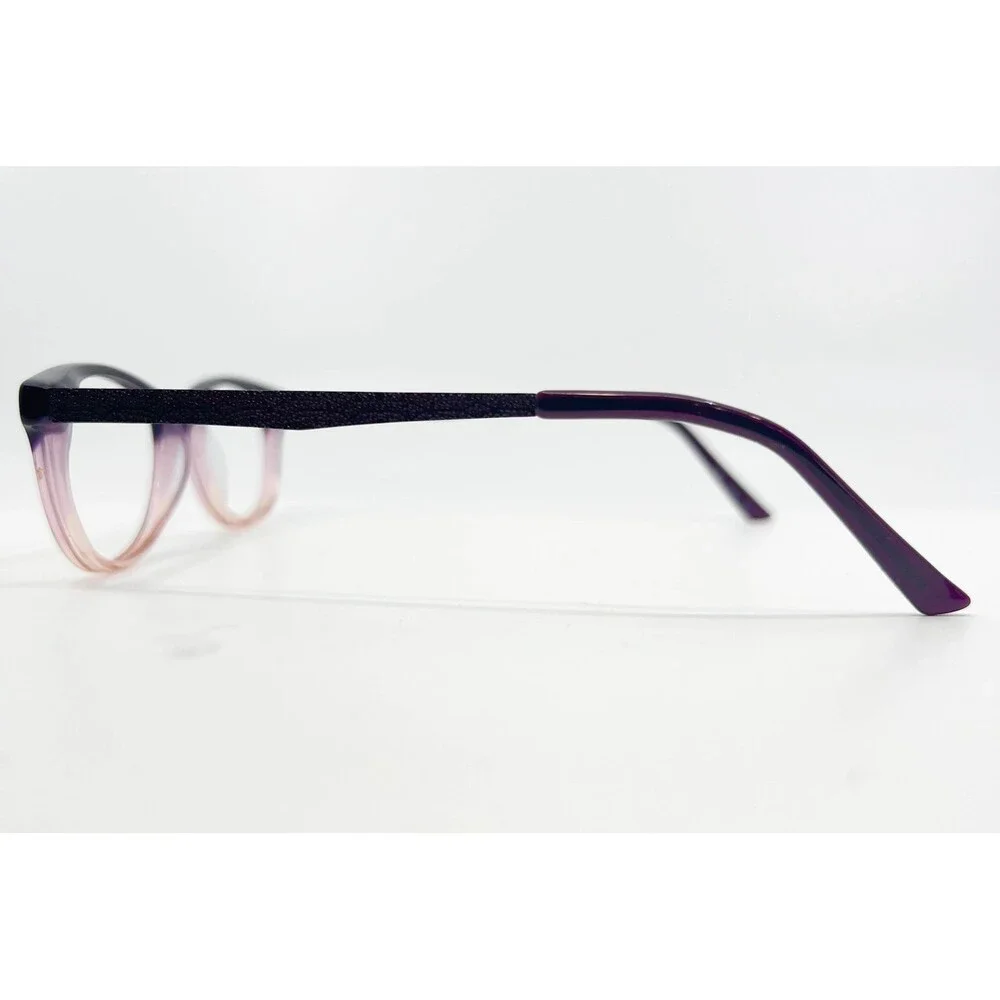 B.U.M. Equipment Eyeglasses Womens Violet Fade Cat Eye Frames 50-16-140